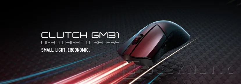 Geeknetic MSI lanza su nuevo Clutch GM31 Lightweight Wireless con sensor Pixart de 12000DPI 1