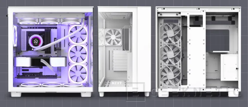 Geeknetic NZXT presenta sus cajas H9 Flow y Elite con paneles de cristal templado y amplio espacio interior 2