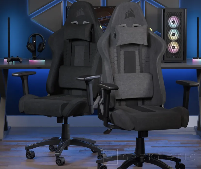 Geeknetic Nueva silla Gaming Corsair TC100 Relaxed con diseño ergonómico y más anchura de asiento 1