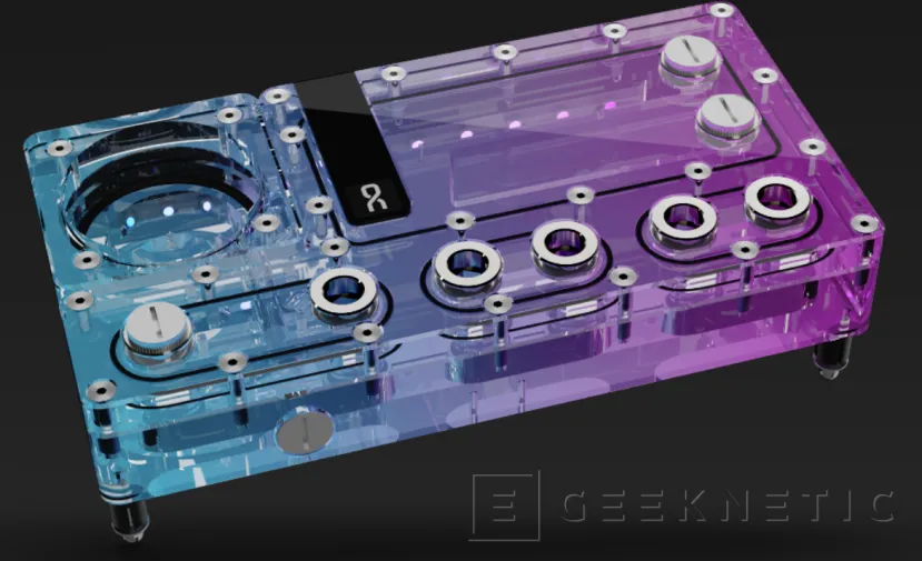 Geeknetic Alphacool anuncia sus módulos de distribución de RL con soporte para bombas D5 Core Distro Plate  3