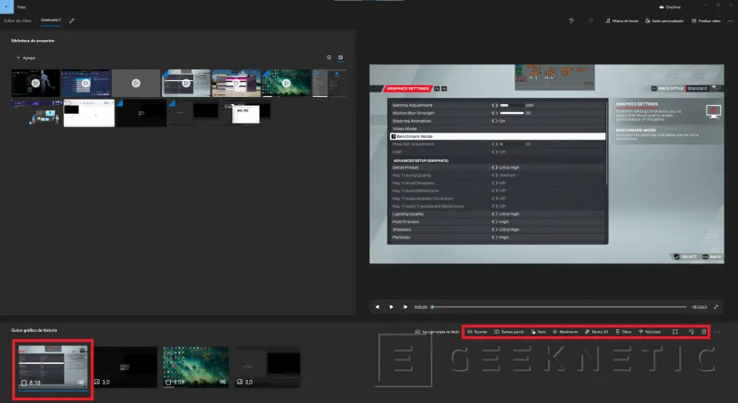 Geeknetic Cómo Editar Vídeos con el editor integrado de Windows 8