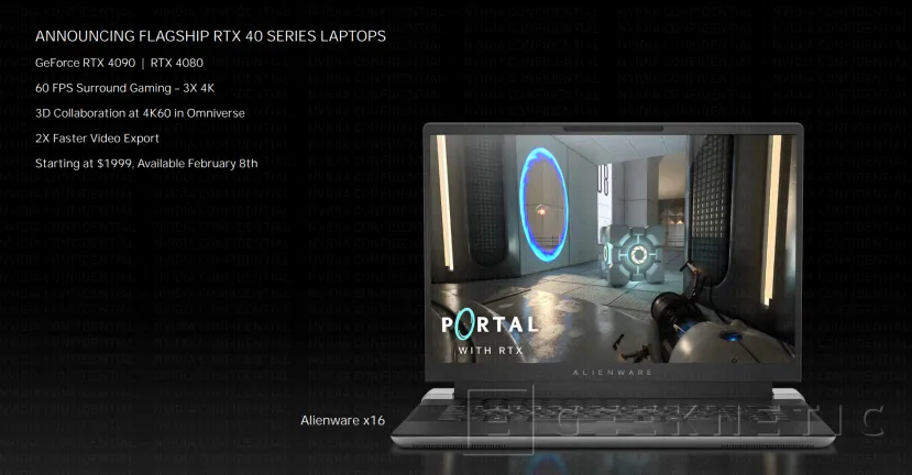 Geeknetic NVIDIA recupera la nomenclatura Max-Q con sus RTX 40 para portátil 3