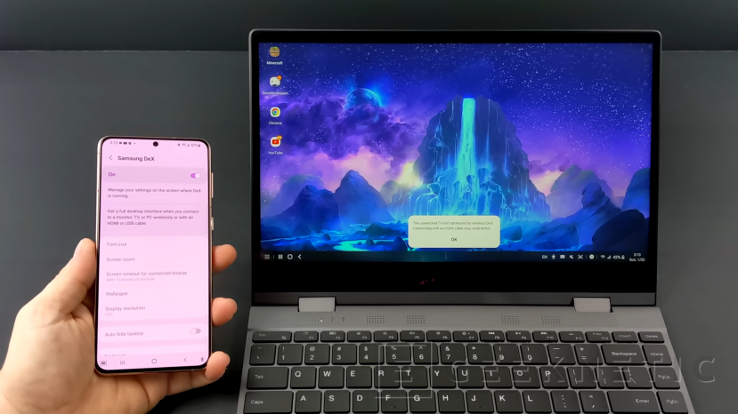 Geeknetic NexDock Wireless convierte tu teléfono móvil en un portátil de 13 pulgadas con teclado y trackpad 1