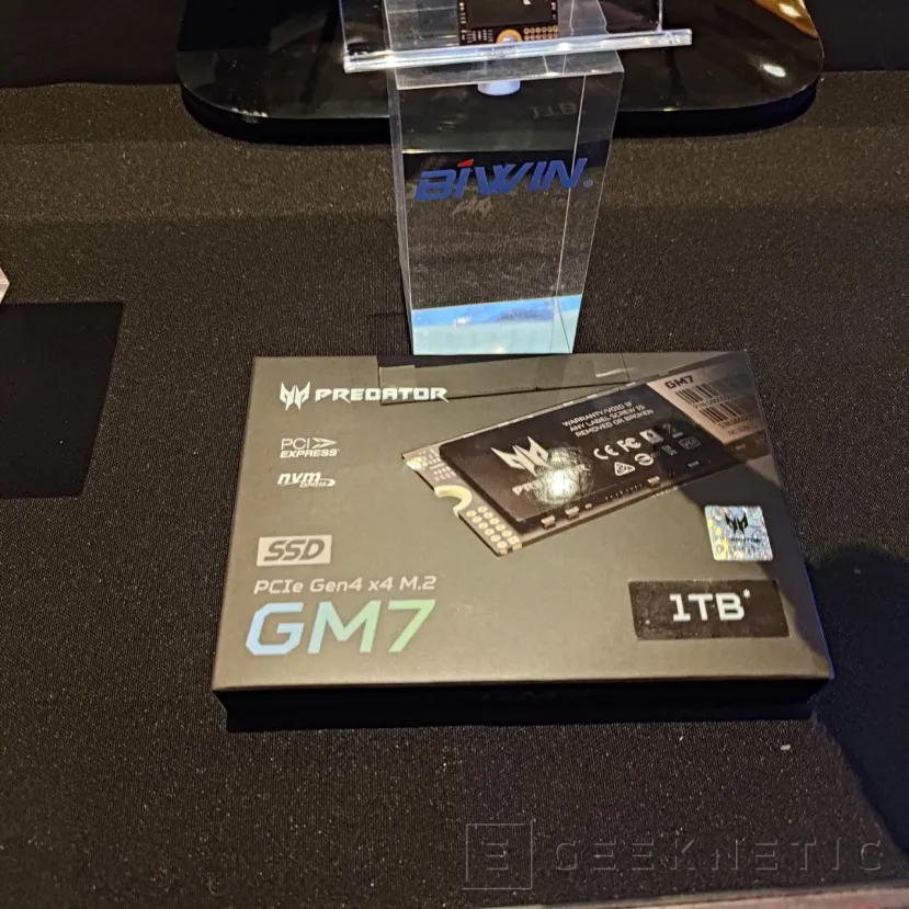 Geeknetic ACER presenta su unidad SSD Predator GM7 con 7.400 MB/s de lectura y solo 150$ por 2 TB 1