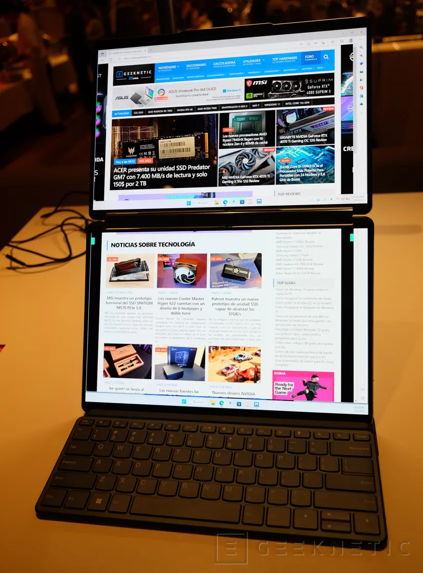 Geeknetic El portátil Lenovo Yoga Book 9i cuenta con dos pantallas OLED en un formato compacto y ligero 5