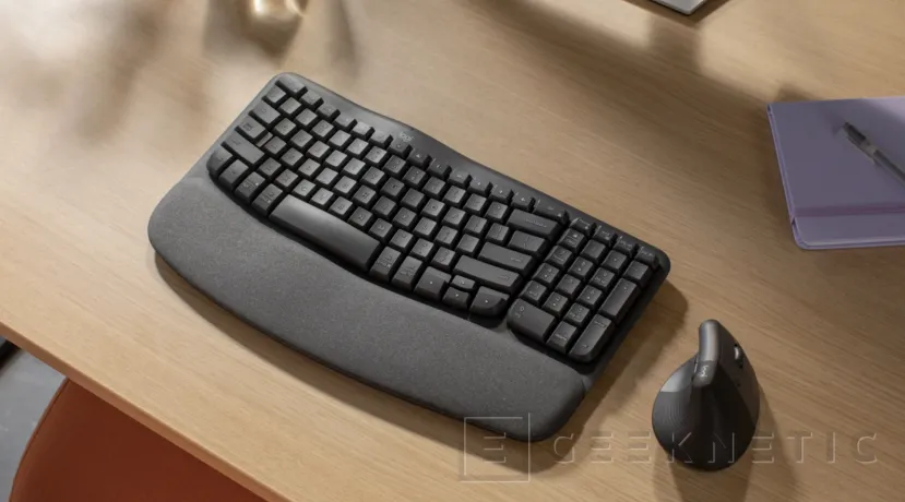 Geeknetic Nuevos teclados ergonómicos Logitech Wave Keys con Bluetooth y Logi Bolt 1