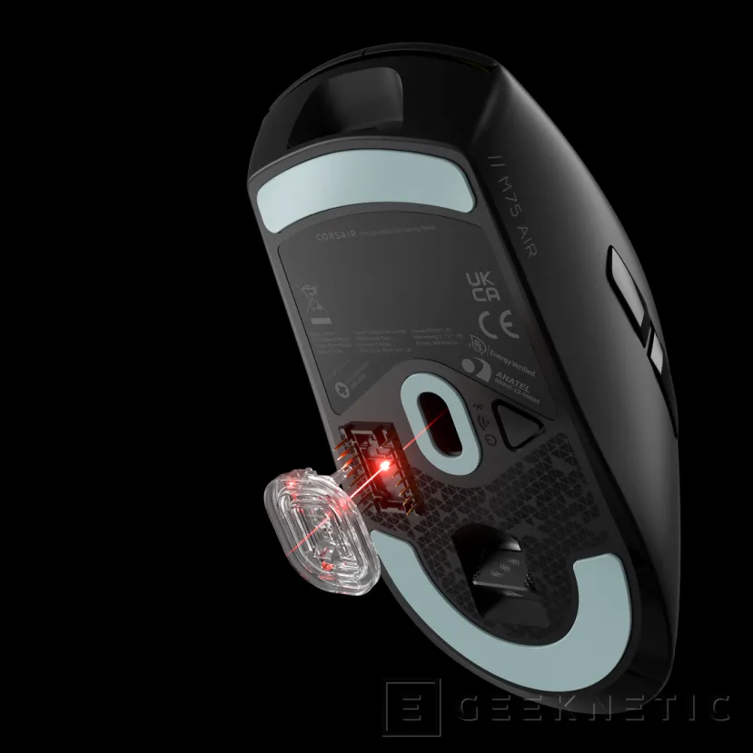 Geeknetic CORSAIR presenta el ratón M75 AIR con tan solo 60 gramos y batería de hasta 100 horas 2