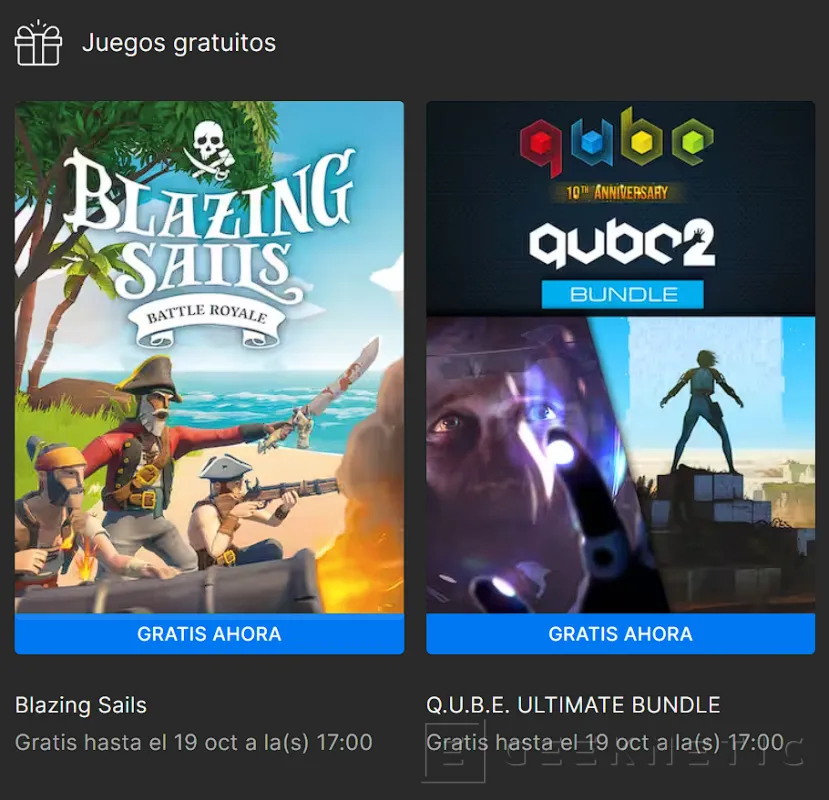 Geeknetic Consigue gratis esta semana Blazing Sails y Q.U.B.E. Ultimate Bundle en la Epic Games Store 1