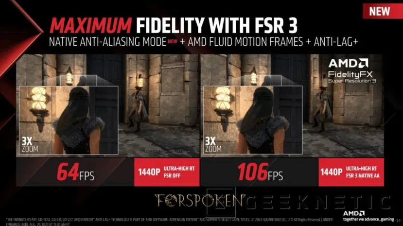 Geeknetic AMD Fluid Motion Frames. Así consigue mejorar el rendimiento de cualquier juego 3