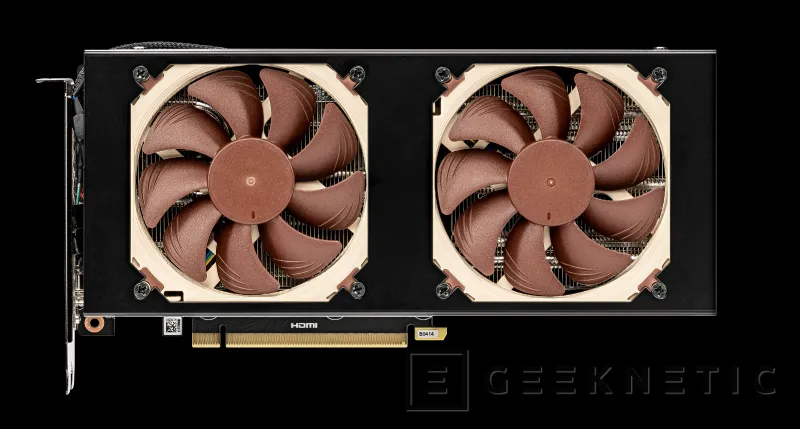 Geeknetic Sycom presenta 3 nuevas gráficas RTX 4070 y 4060Ti con un sistema de refrigeración con ventiladores Noctua 2