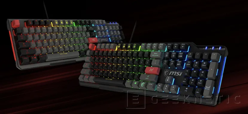 Geeknetic MSI anuncia sus teclados VIGOR GK41 con interruptores Kailh Red 2