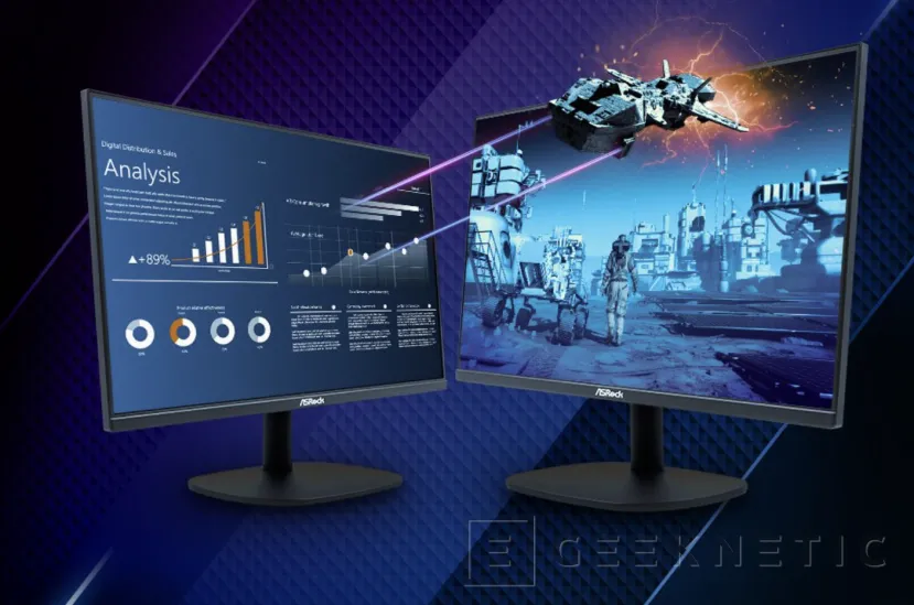 Geeknetic ASRock anuncia sus monitores Challenger Series con 100 Hz y entrada VGA 1
