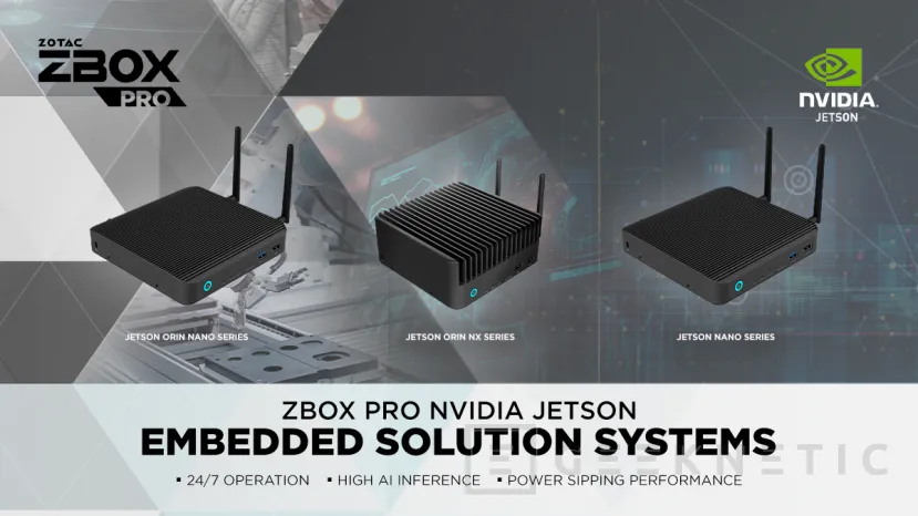 Geeknetic Zotac presenta su MiniPC ZBOX PI430AJ, junto con una línea PRO basada en NVIDIA Jetson 4