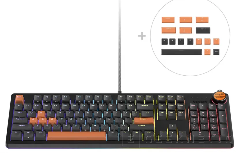 Geeknetic Spigen lanza su primer teclado mecánico ArcPLAY con 8.000 Hz de tasa de sondeo 1