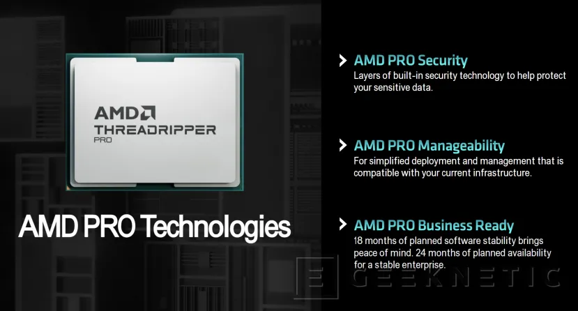 Geeknetic Los AMD Threadripper 7000 y PRO 7000 renuevan la gama HEDT y de Workstations con hasta 96 núcleos Zen 4 7