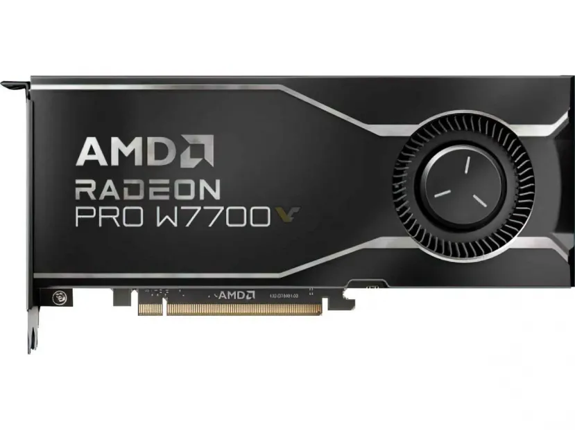 Geeknetic AMD lanzará pronto la Radeon PRO W7700 que incluye 16 GB de VRAM y disipador de turbina 1