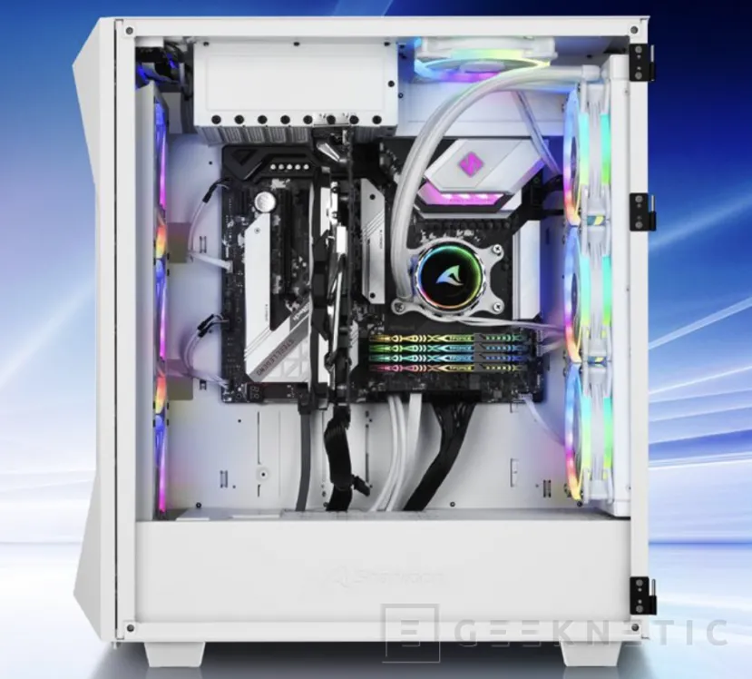 Geeknetic La Sharkoon REV300 se pasa al color blanco junto con sus 7 ventiladores ARGB 2