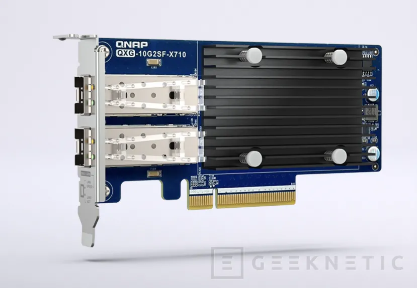 Geeknetic Hasta 20 Gbps combinados en la tarjeta de red QNAP QXG-10G2SD-X710 1