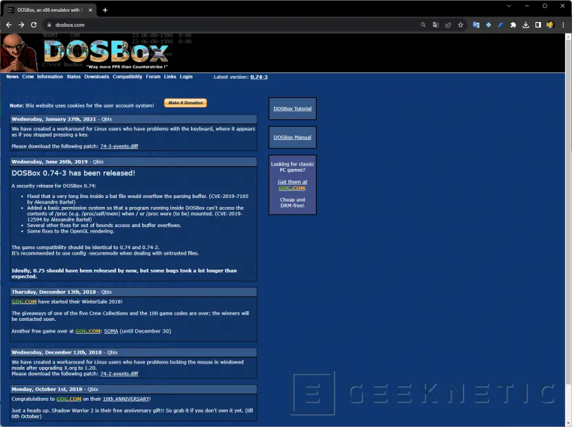 Geeknetic Cómo Jugar a Juegos Retro  de MS-DOS con DOSBox 3