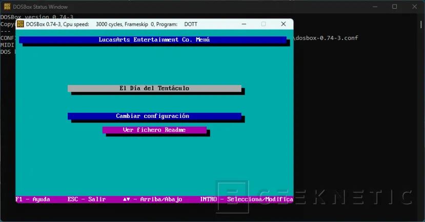 Geeknetic Cómo Jugar a Juegos Retro  de MS-DOS con DOSBox 16