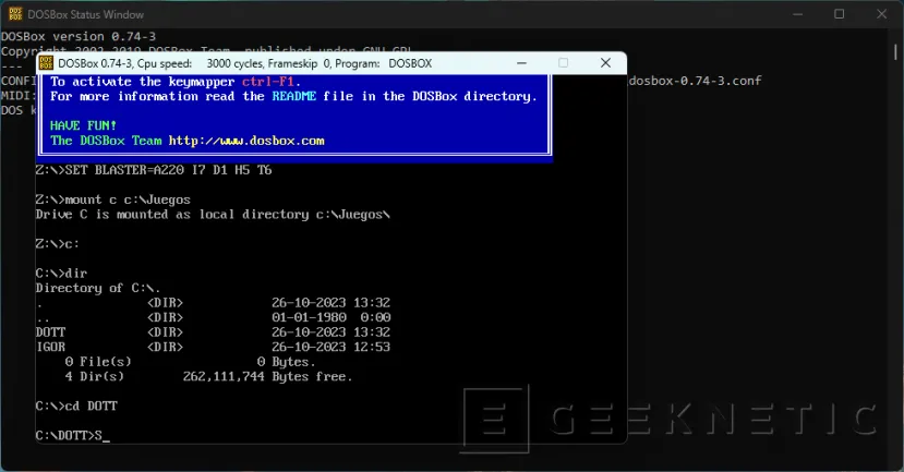 Geeknetic Cómo Jugar a Juegos Retro  de MS-DOS con DOSBox 15