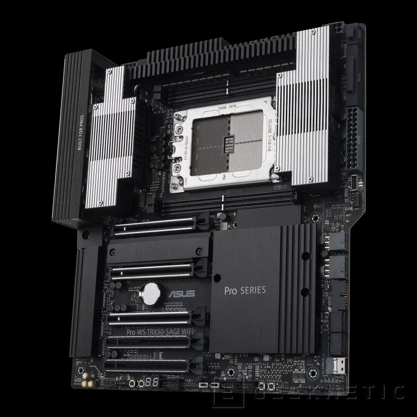 Geeknetic ASUS ha lanzado la placa Pro WS TRX50-SAGE Wifi para los nuevos AMD Threadripper con un diseño de 36 fases 2