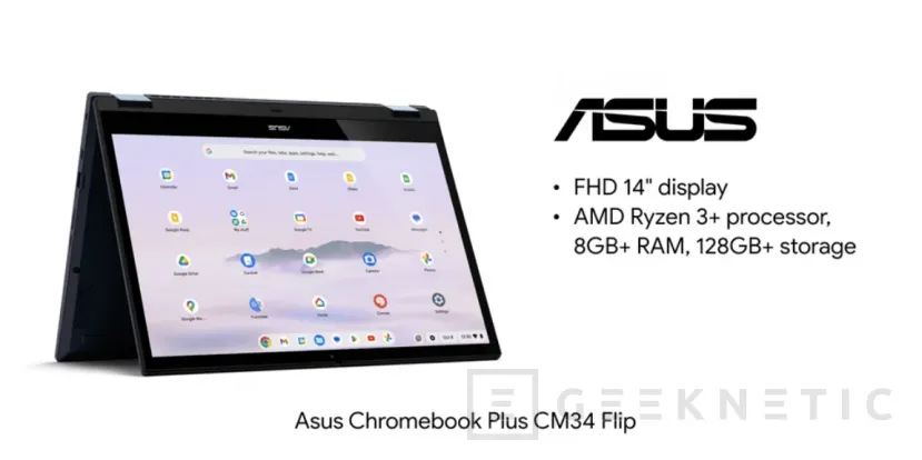 Geeknetic Google anuncia los Chromebook Plus con hardware más potente y aceleración IA 3