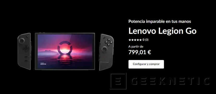 Geeknetic Ya está disponible la consola Lenovo Legion Go con el AMD Z1 Extreme desde 799 euros 1