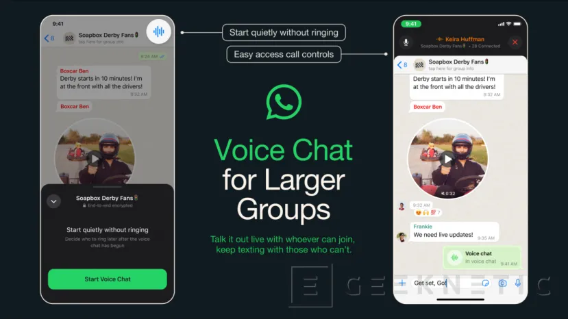 Geeknetic WhatsApp lanza una nueva característica para chats de voz similar a Discord 1