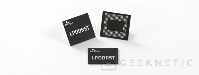 Geeknetic Hynix ha enviado los primeros paquetes de 16 GB de memoria LPDDR5T para móviles con velocidades de hasta 9,6 Gbps 1