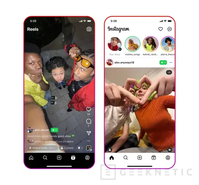 Geeknetic Instagram expande la sección de “Mejores Amigos” al feed principal 2