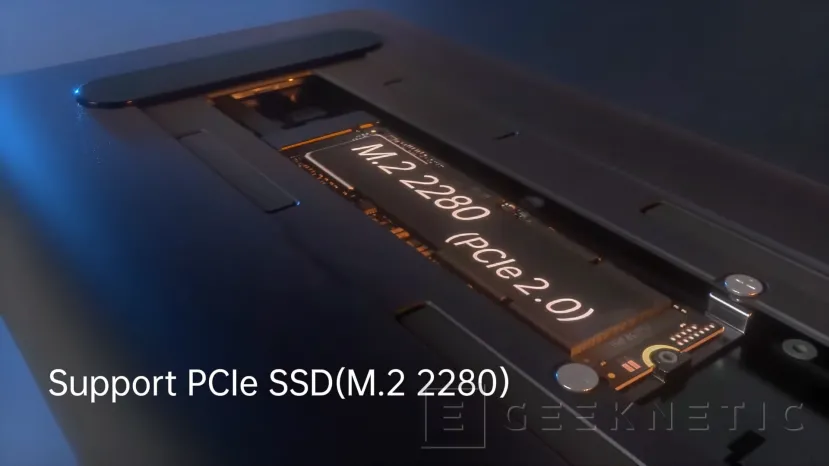 Geeknetic One-Netbook ha lanzado la primera eGPU con una AMD Radeon RX 7600M XT junto con almacenamiento SSD M.2 y varios puertos 3