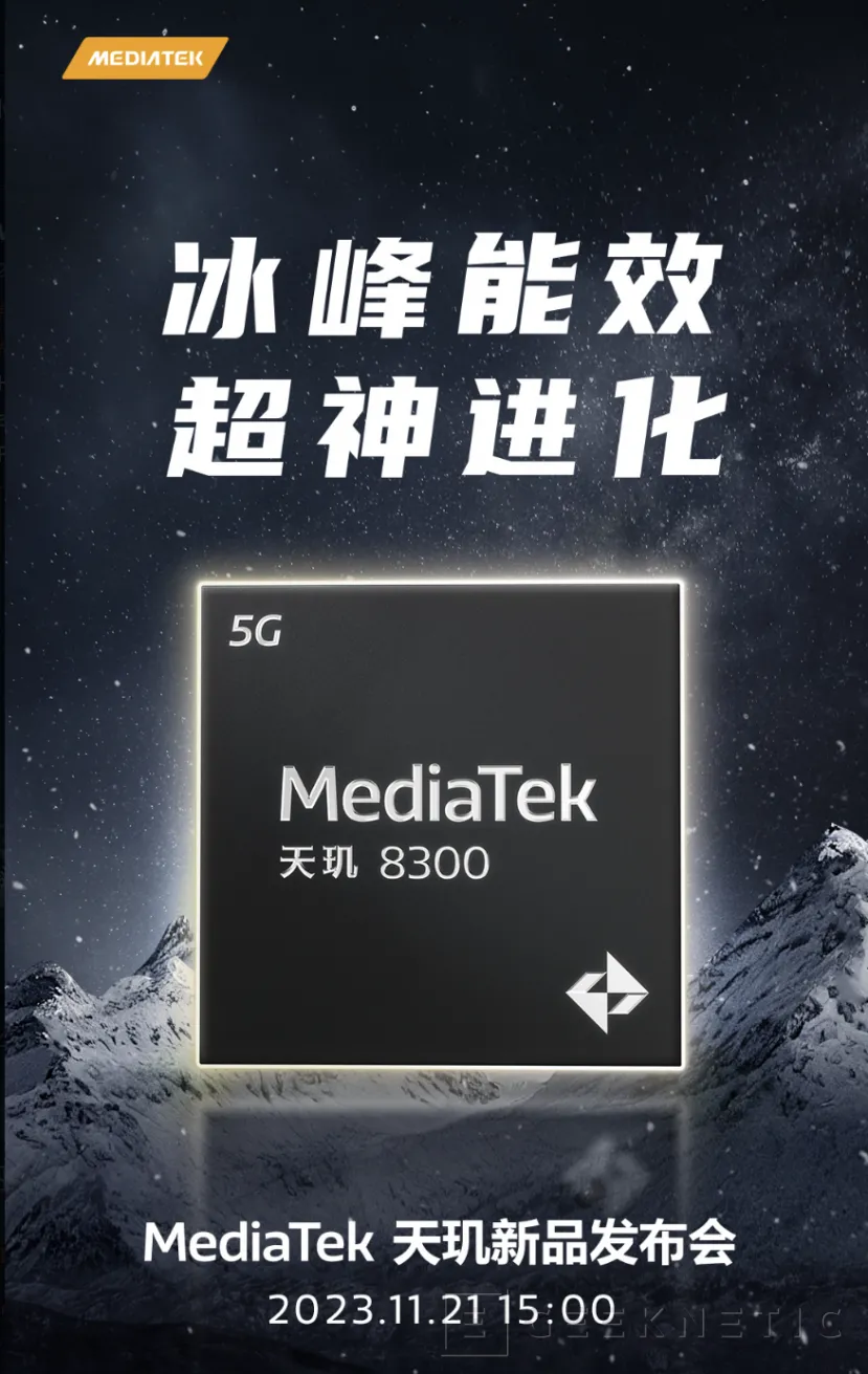 Geeknetic El MediaTek Dimensity 8300 llegará el 21 de noviembre 1