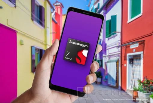Geeknetic Qualcomm presenta el Snapdragon 7 Gen 3 con un 60% de mejora en Inteligencia Artificial 1