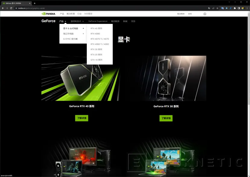 Geeknetic NVIDIA ha eliminado la RTX 4090 del sitio web en China 1