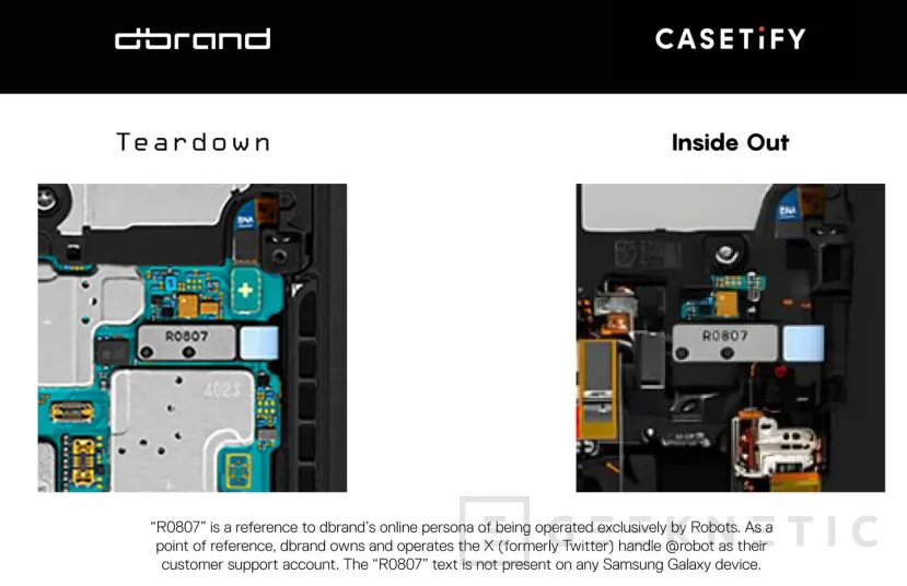 Geeknetic DBrand denuncia a Casetify por copiar los diseños Teardown de la marca 1