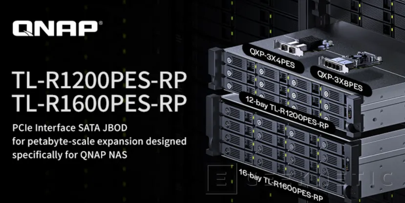 Geeknetic Hasta 2,9 PB de datos en las nuevos módulos de expansión QNAP TL-Rx00PES-RP 1