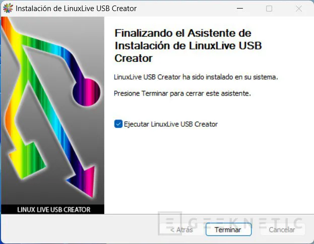 Geeknetic Cómo crear un disco de arranque de Linux con Linux Live USB Creator 4