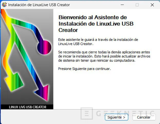 Geeknetic Cómo crear un disco de arranque de Linux con Linux Live USB Creator 2