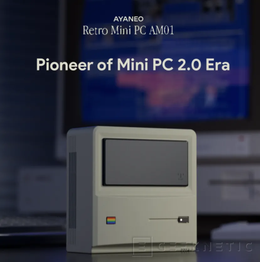 Geeknetic AYANEO anuncia su Mini PC AM01 Retro con diseño del Apple Macintosh y un Ryzen 7 5700U 1