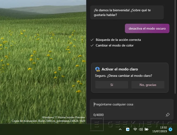 Geeknetic Windows Copilot: cómo activarlo ahora y primeras impresiones 6
