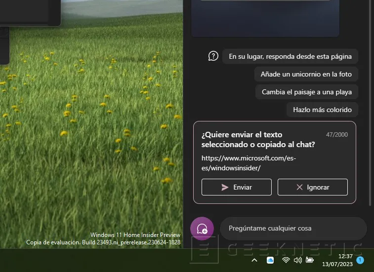 Geeknetic Windows Copilot: cómo activarlo ahora y primeras impresiones 5
