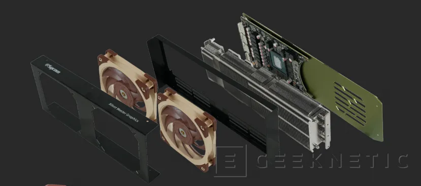 Geeknetic Sycom lanza una nueva tarjeta gráfica NVIDIA RTX 4070 Ti con ventiladores NOCTUA de 120 mm 2