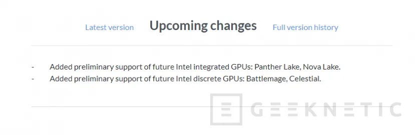 Geeknetic HWiNFO incluirá soporte para las Intel Battlemag y Celestial en su próxima versión 1