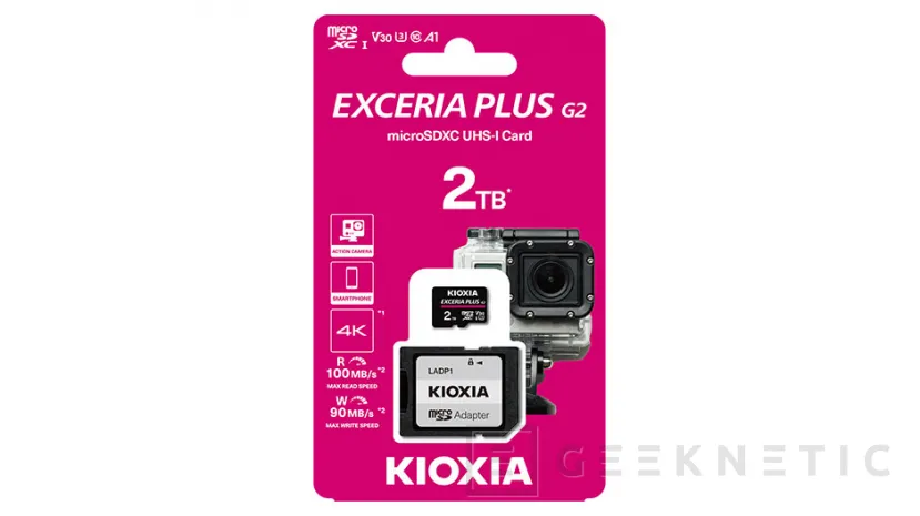 Geeknetic Kioxia presenta la MicroSD Exceria Plus G2 de 2 TB de capacidad 2
