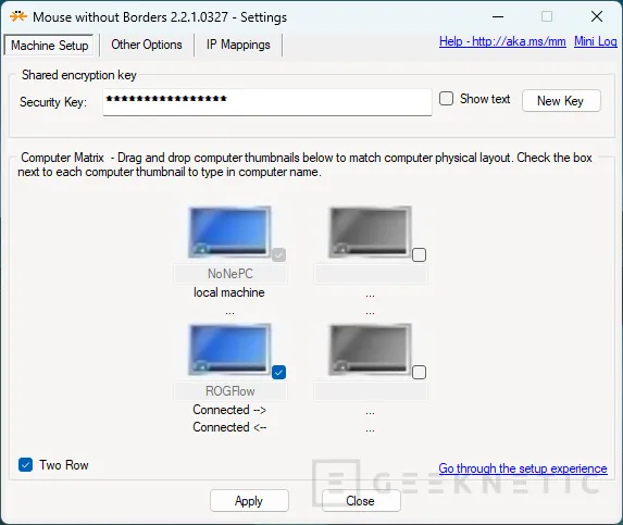 Geeknetic Usar varios PCs con el Mismo Teclado y Ratón con Mouse Without Borders 15