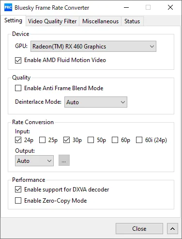 Geeknetic Bluesky Frame Rate Converter utiliza AMD Fluid Motion para dar el doble de FPS a tus vídeos 1
