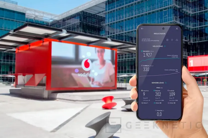 Geeknetic Vodafone estrena su red 5G mmWave de 26GHz con velocidades de más de 2Gbps 1