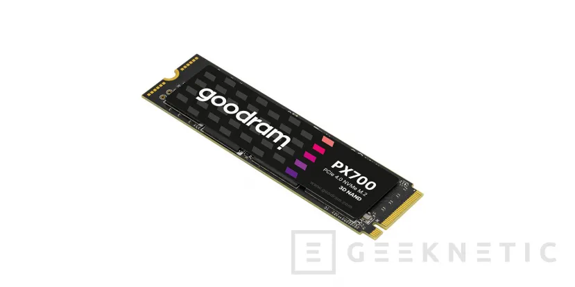 Geeknetic Goodram anuncia el nuevo disco SSD PX700 compatible con PCIe 4.0 y lectura de hasta 7.400 MB/s 1
