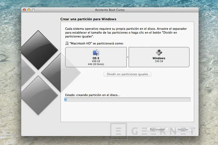 Geeknetic Instalar Windows en un Mac con Boot Camp 5